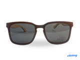 Square Wood Polarized Sunglasses No. 715