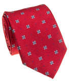 Red Medallion Silk Necktie