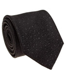 Black Lurex Silk Necktie