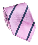 Purple Navy Italian Silk Necktie