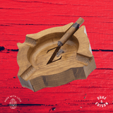 Personalized Wood Cigar Ashtray
