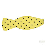 Yellow Polka-Dots Cotton Bow Tie No. 460