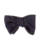 Formal Navy Silk Bow Tie