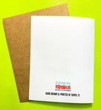 PMF everyday card You're The Sh!t- Greeting Card