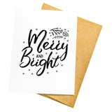 Merry and Bright- Christmas Card