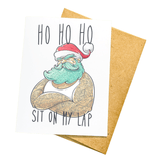 Sit On My Lap- Christmas Card