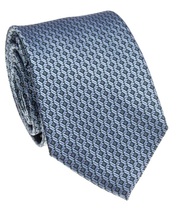 BOCARA Neckties Steal Blue Silk Necktie