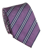 BOCARA Neckties Purple Silk Necktie