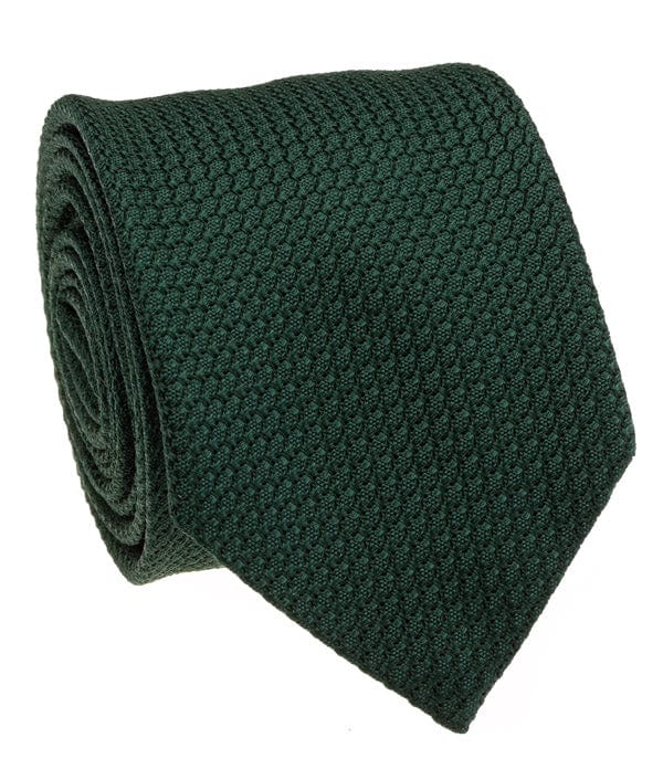 GEOFF NICHOLSON Neckties Emerald Silk Grenadine Necktie