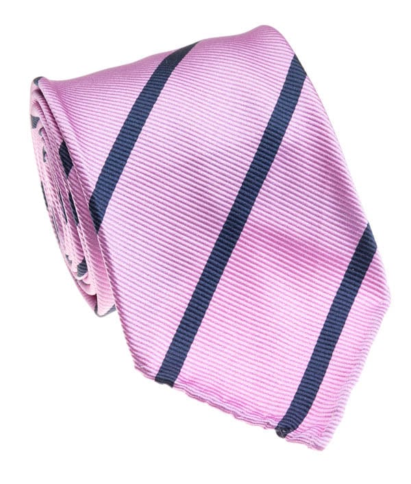 GEOFF NICHOLSON Rad Tad Silk Necktie Purple Navy Italian Silk Necktie