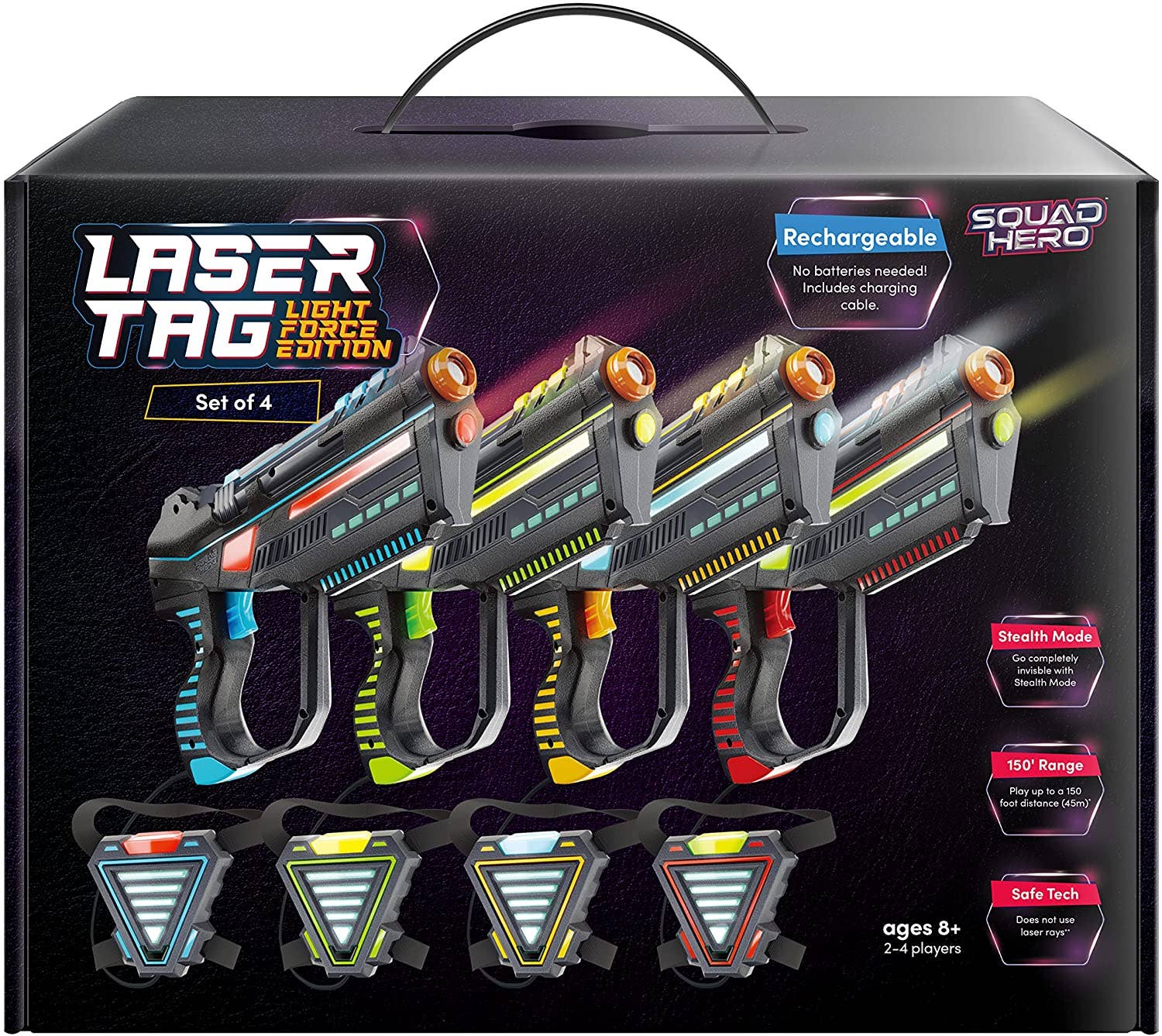 Squad Hero Squad Hero - Rechargeable Laser Tag Set light Force Edition