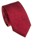 BOCARA Neckties Narrow Red Silk Necktie