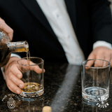 Duke & Edison groomsmen Custom Whiskey Glasses