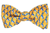 Ella Bing Bow Ties Bow Tie Yellow Whale Silk Bow Tie