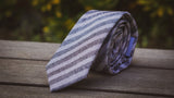 Ella Bing Cotton Necktie Stripe Necktie No. 339