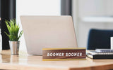 Oklahoma Boomer Sooner - Nameplate