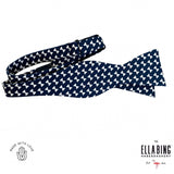 Ella Bing Signature Cloth Bow Ties Dark Navy Bow Tie No. 702