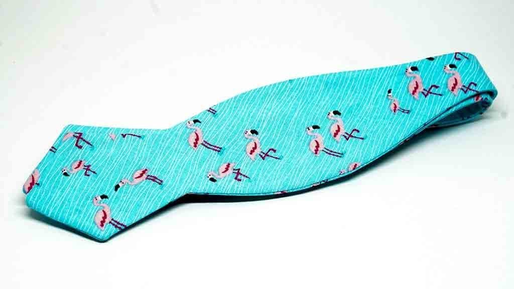 Ella Bing Signature Cloth Bow Ties Flamingo Bow Tie No. 847