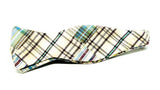 Ella Bing Signature Cloth Bow Ties Patchwork Madras Bow Tie No. 862