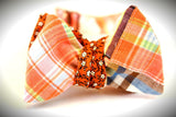 Ella Bing Signature Cloth Bow Ties The Louis Bernard - Gingham/Madras Reversible Bow Tie