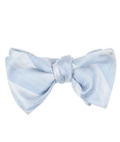 GEOFF NICHOLSON Neckties Formal Silk Powder Blue Bow Tie