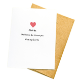 PMF Love Of all the Weirdos - Love Card