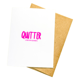 PMF Retirement Quitter - Happy Retirement Greeting Card