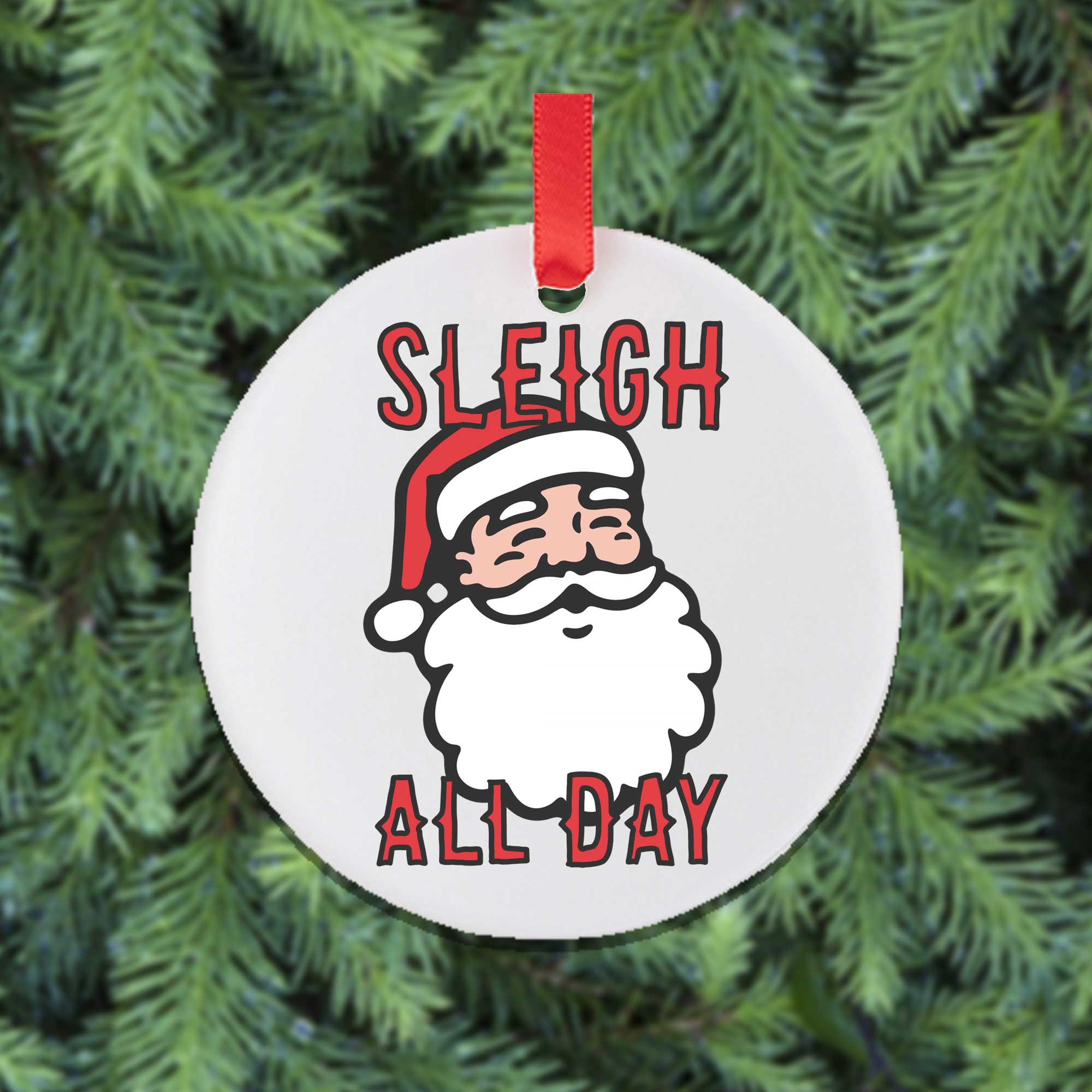 PMF Sleigh All Day - Tree Ornament