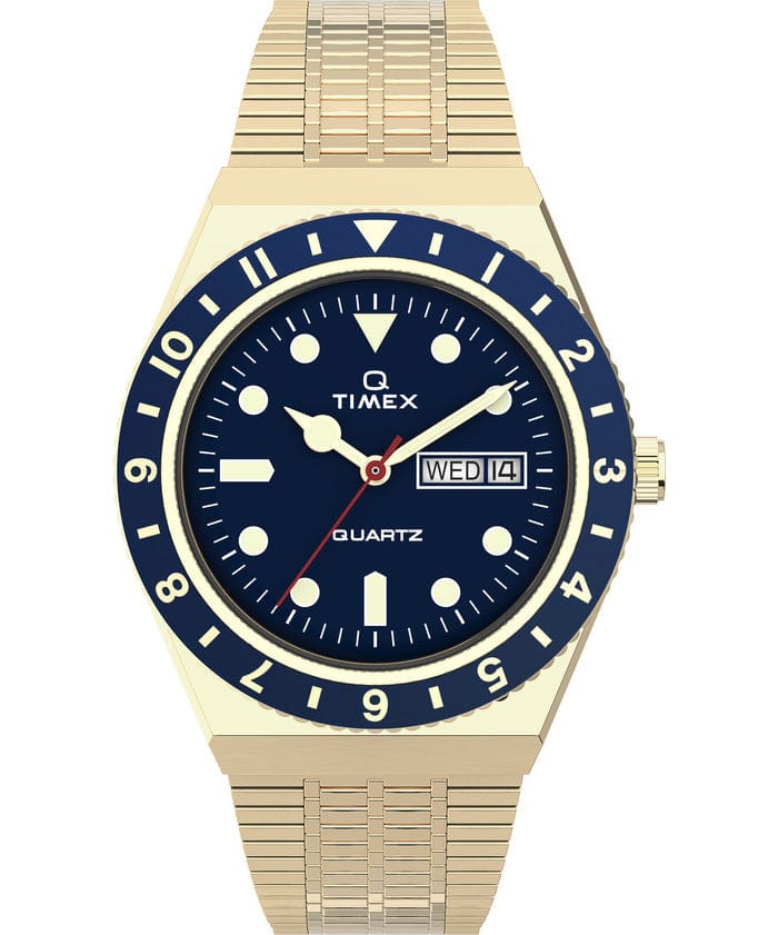 Timex Watches Q TIMEX DIVER-INSPIRED 38MM GOLD